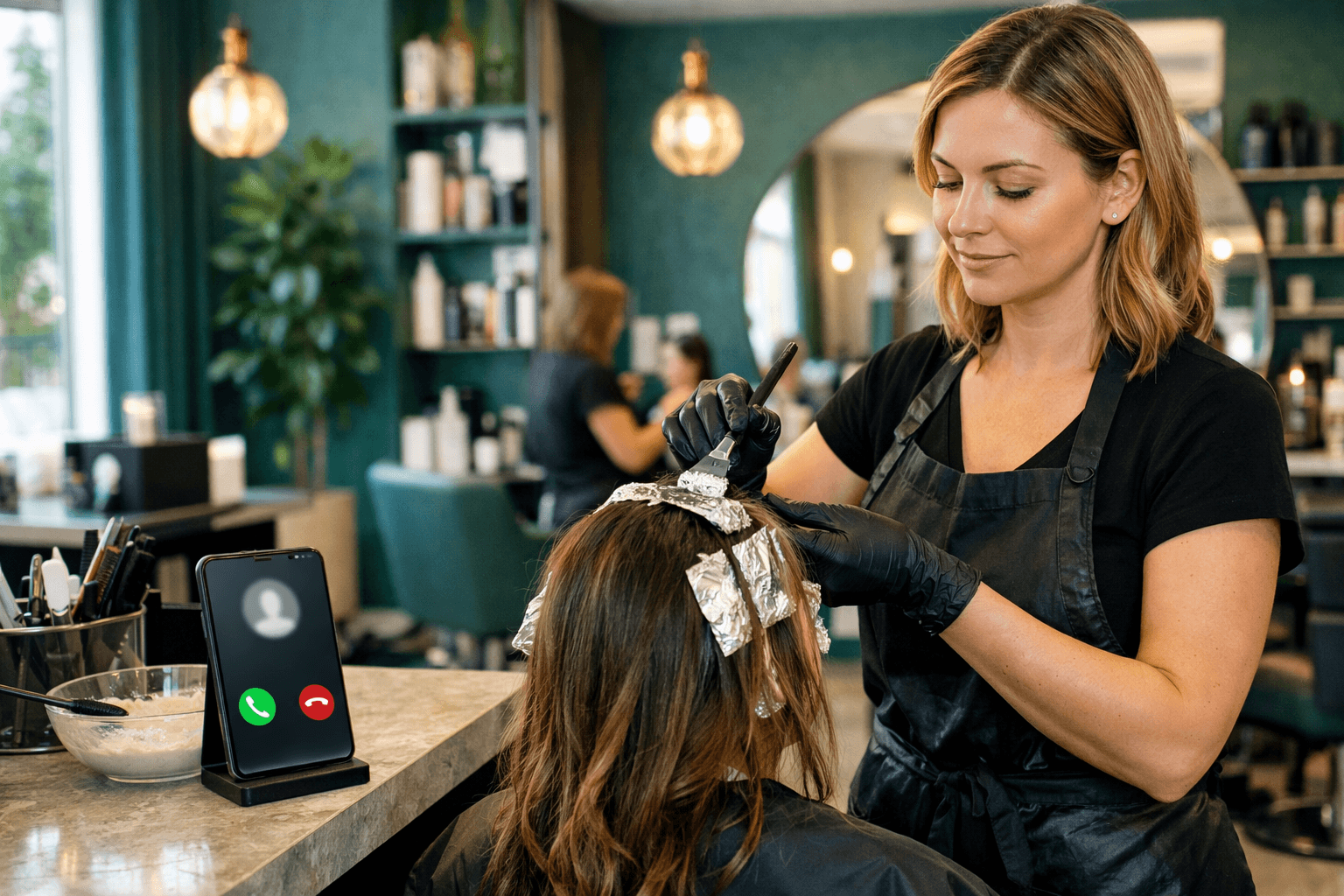 Your Salon Phone Rings During Color Services. Here's the Fix